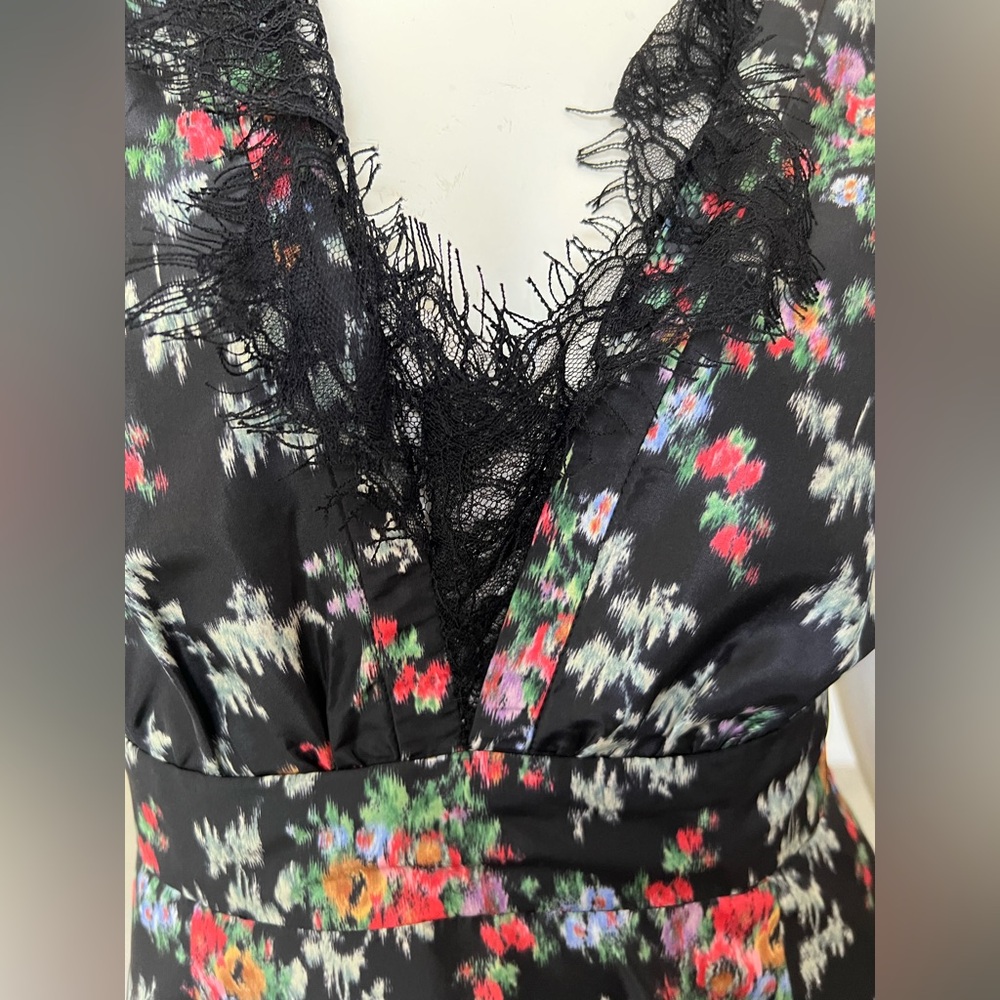 2018 BROCK COLLECTION 100% SILK Floral dress- BEAUTIFUL! Size 4 - Picture 5 of 15